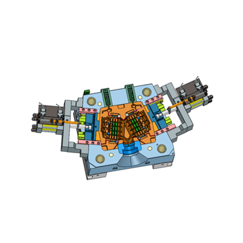 อลูมิเนียมอัลลอยด์หล่อช่องใส่แบตเตอรี่แผ่นหนึ่งแม่พิมพ์สองหลุม อลูมิเนียมอัลลอยด์หล่อช่องใส่แบตเตอรี่แผ่นหนึ่งแม่พิมพ์สองหลุม